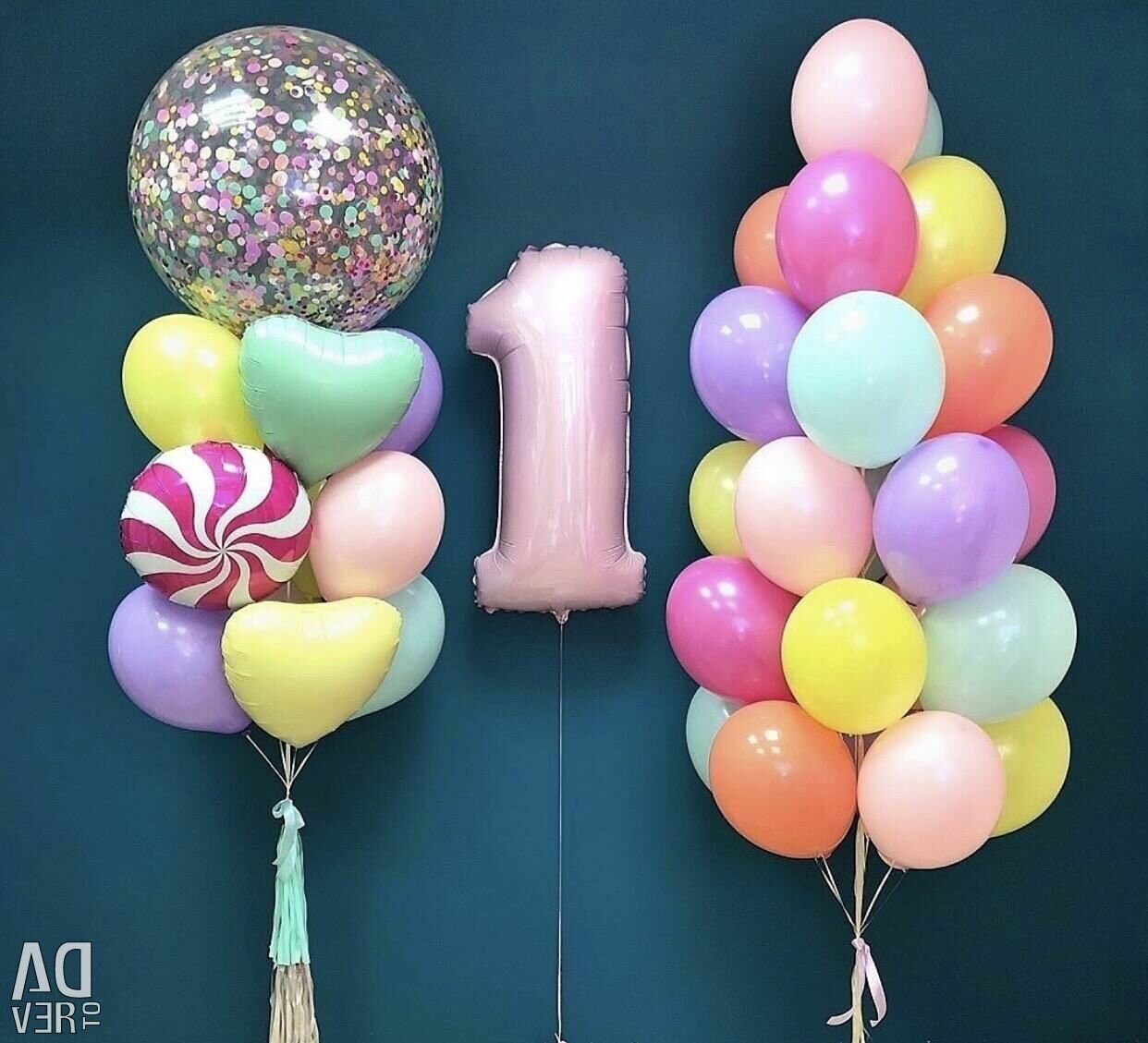 10 шариков на день рождения. Шары макарунс фонтан. Гелевые шары. Воздушный шарик. Воздушные шары композиции.